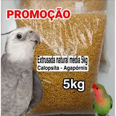 Extrusada Premium 5kg Calopsita - Agapórnis e aves médias em geral