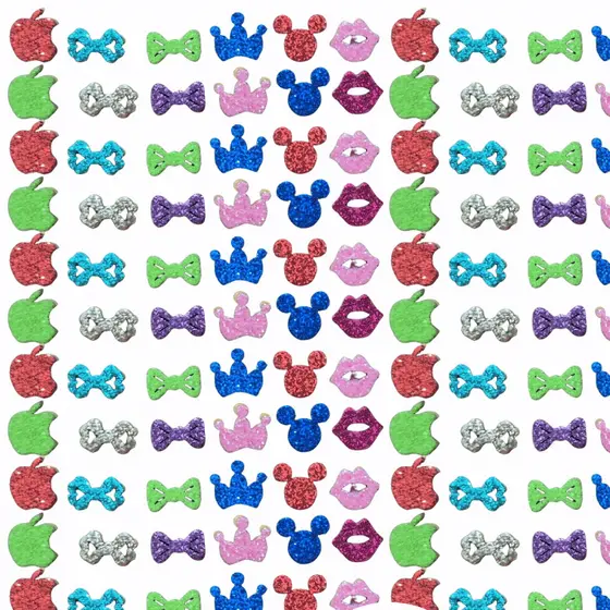400 | 300| 200| 100 Micro Adesivos Pet - sortidos - cola premium