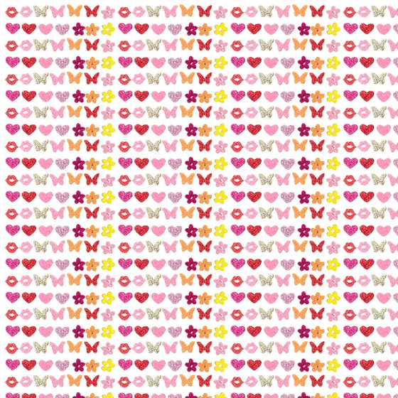 200| 100 Mini Adesivos Fêmea Pet - Cola Premium - Sortidos