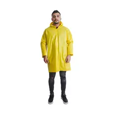 Capa Chuva PVC Impermeável Resistente Leve Com Capuz POP