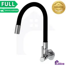 Torneira Cozinha Colorida Luxo Parede Cano De Silicone Flexível PRETA/VERMELHA/BRANCA