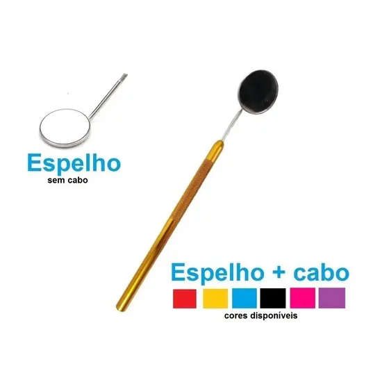 Espelho Nº5 OU Nº 03 e Cabo Colorido - Lysanda