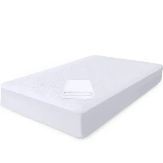 Capa Protetora de Colchão Viúva Impermeável 100% Silencioso de Malha Premium 128X188cm BF Colchões