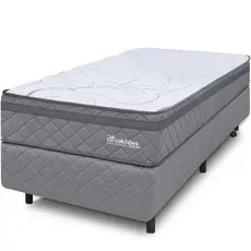 Cama Box Colchão Solteirão Espuma D45 Extra Firme Ortopédico Antialérgico 97x203x58cm - BF Colchões