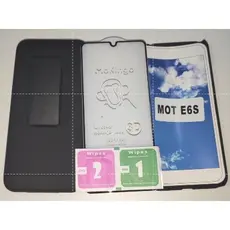 Capa +Suporte Cinto Cintura  para Motorola Moto E6S Película3D
