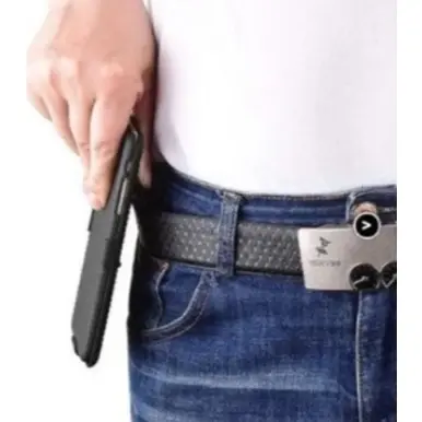 capa +suporte moto z2play.Cinto cintura