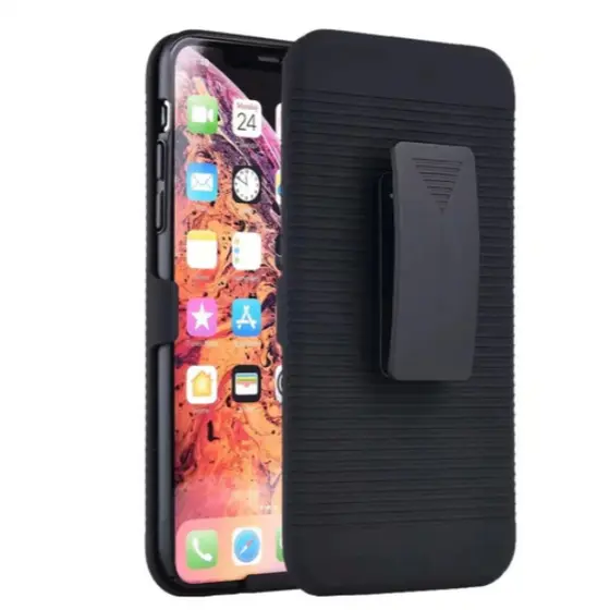 Capa Suporte de Cintura para Motorola Moto G34+pelicula 3d