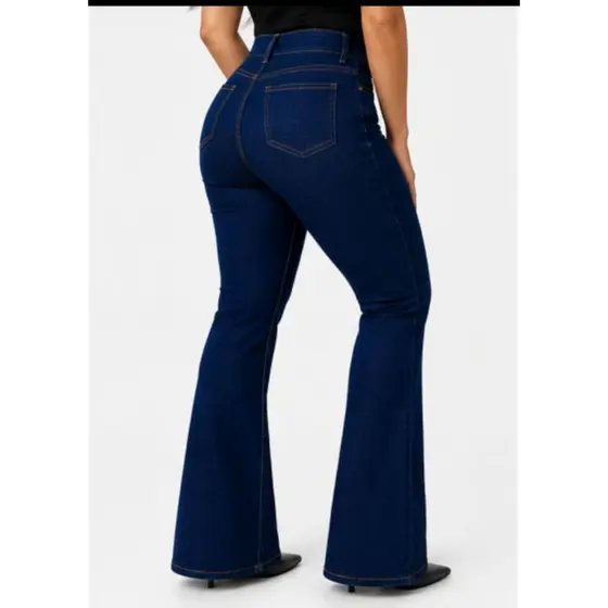 Calça jeans Flare feminina