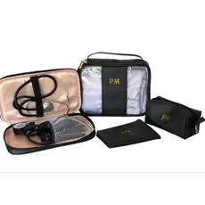 Kit de Enfermagem Personalizado com Nome | Estojo + Nécessaire + Porta-Jaleco | Ideal para Profissionais da Saúde