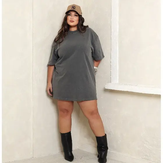 Camiseta Oversized Feminina Plus Size
