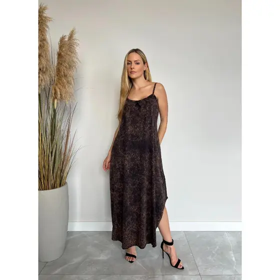 Vestido DEZA Alcinha 100% Algodão Estonado