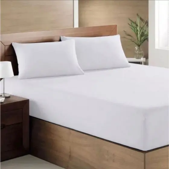 Jogo De Cama Casal Lençol 3 Peças Veste Cama Box 1,38 X 1,88 X 0,30cm De Altura