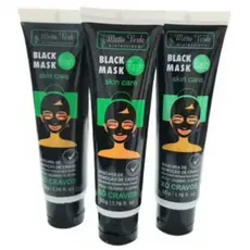 Kit 3Unidades Mascara Preta Matto Verde Removedora De Cravos Revenda