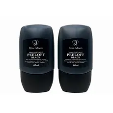 Máscara Facial Peel Off Black Blue Moon kit 2 peca 60ml |Removedora de Cravos, Limpeza , Controle Oleosidade, Unissex