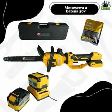 Motosserra Extensora a Bateria 50v + Maleta