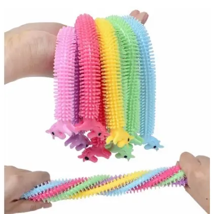 Kit 5 Brinquedo de Corda de Borracha Elastica Anti Estress Aleatoria