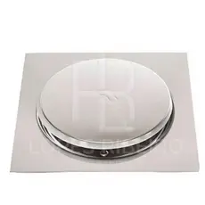 Ralo Inteligente Click Para Banheiro 10x10 Cm Inox