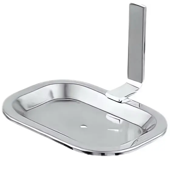 Saboneteira Inox Quadrada - Porta Sabonete de Aço Inoxidável Moderno