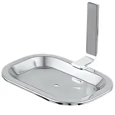 Saboneteira Inox Quadrada - Porta Sabonete de Aço Inoxidável Moderno
