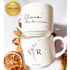 Xícara Personalizada para Padrinhos de Casamento | Caneca Madrinha e Padrinho com Nome | Presente Casamento