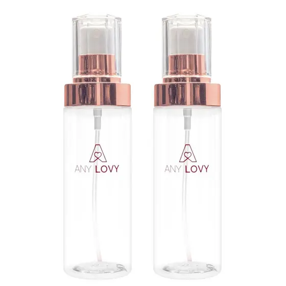 Kit 2 Frascos Borrifadores 120ml Anylovy com Tampinha Dappen Luxo Profissional Multiuso