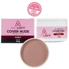Gel para Alongamento de Unhas Anylovy 24g Cover Nude + Natural