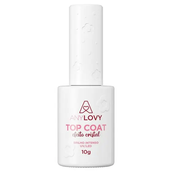 Top Coat Efeito Cristal 10g Anylovy – Brilho Espelhado Alta Durabilidade Unhas Perfeitas