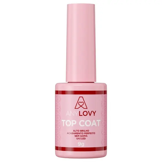 Top Coat 9g Anylovy – Brilho e Proteção Profissional