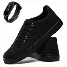 Tênis Sapatênis Sapato Casual Masculino + Relógio Digital - Envio Imediato