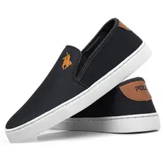 Tênis Iate Slip on Polo Bordado Estiloso Na moda Elegante Toda Ocasião