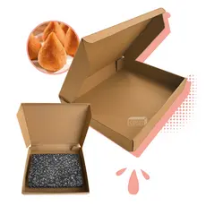 Kit Caixas de Papelão Parda 30x25x5cm Embalagem Para Salgadinhos Doces e Roupas