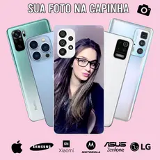 Capinha Capa Case com sua Foto, Imagem, Logo de empresa - Disponível para Android e iPhone
