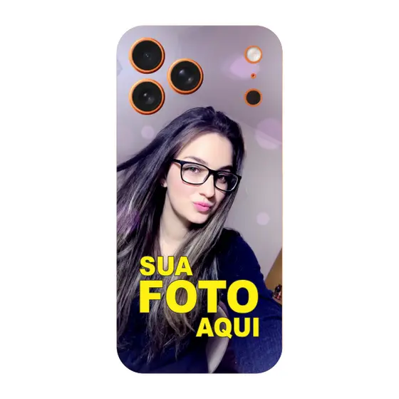 Capinha para iPhone 17 Pro Max Anti Impacto Personalizada - Com Foto