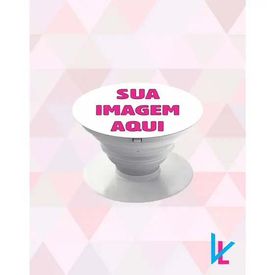 Pop Socket - Suporte para celular - Personalizado com foto, imagem ou logo da sua empresa