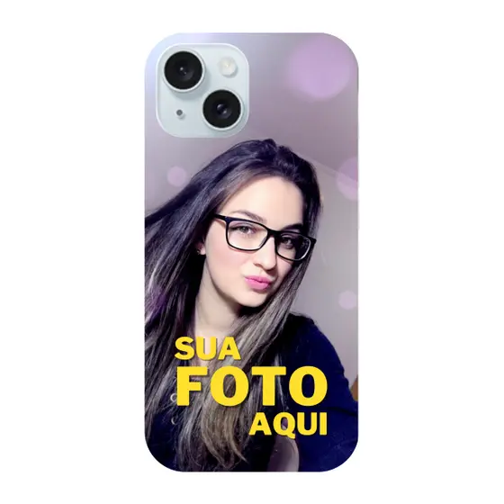 Capinha para iPhone 15 Anti Impacto Personalizada - Com Foto