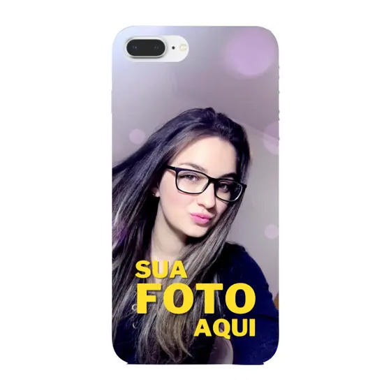 Capinha para iPhone 8 Plus Anti Impacto Personalizada - Com Foto