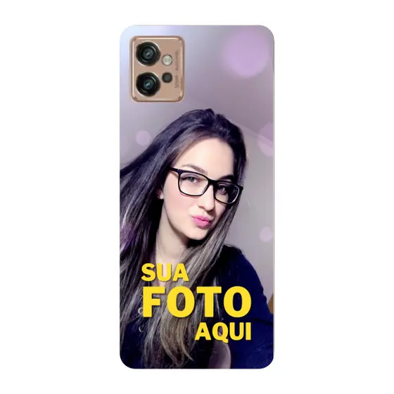 Capinha para Moto G32 Anti Impacto Personalizada - Com Foto