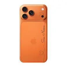 Capinha para iPhone 17 Pro Max Anti Impacto Personalizada - Com Nome na lateral - Fundo transparente
