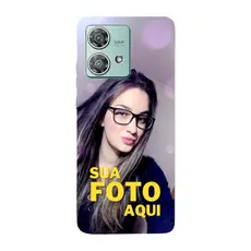 Capinha para Moto Edge 40 Neo Anti Impacto Personalizada - Com Foto