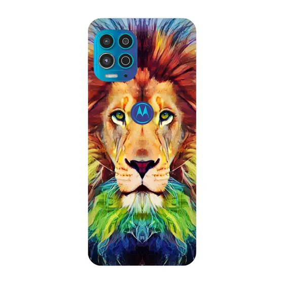 Capinha para Moto G100 Anti Impacto Personalizada - Leão Aquarela