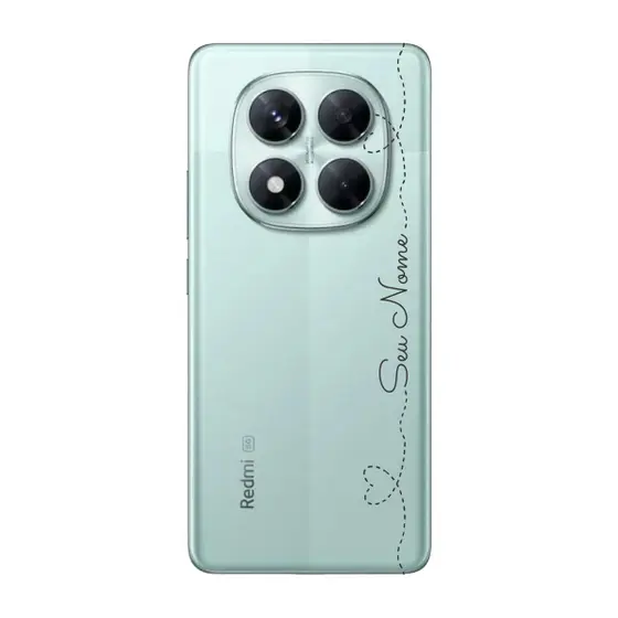 Capinha para Xiaomi RedMi Note 14 Pro 5G Anti Impacto Personalizada - Com Nome na lateral - Fundo transparente