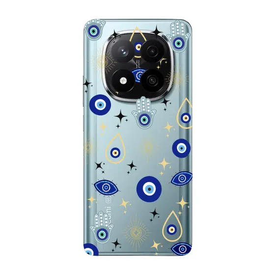 Capinha para Xiaomi RedMi Note 14 Pro Plus 5G Anti Impacto Personalizada - Olho Grego com funto transparente