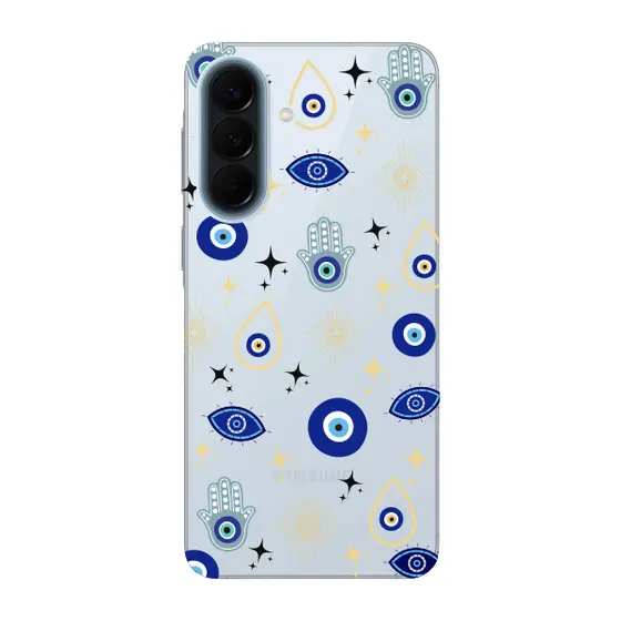 Capinha para Samsung A57 Anti Impacto Personalizada - Olho Grego com funto transparente
