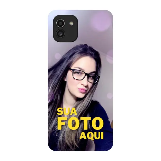 Capinha para Samsung A03 Anti Impacto Personalizada - Com Foto