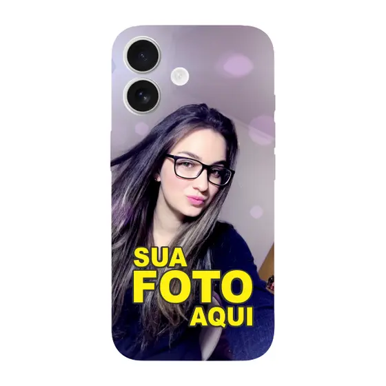 Capinha para iPhone 16 Anti Impacto Personalizada - Com Foto