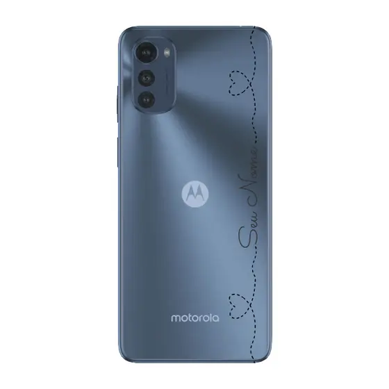 Capinha para Moto E32 Anti Impacto Personalizada - Nome na lateral e fundo transparente