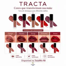 Batom Líquido Soft Matte Tracta 4 ml Diversas Opções