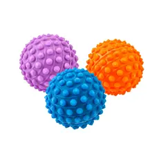 Kit 3 Bolas Cravos Fisioterapia Massagem Liberação Miofascial Fitness Pilates Fisioterapia