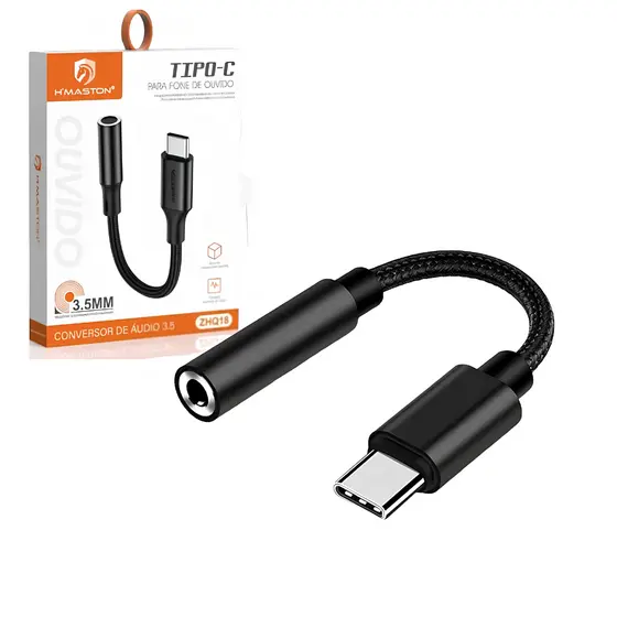 Cabo Adaptador Tipo c Para P2 3,5mm Conversor De Áudio Compatível Com dispositivos Digitais