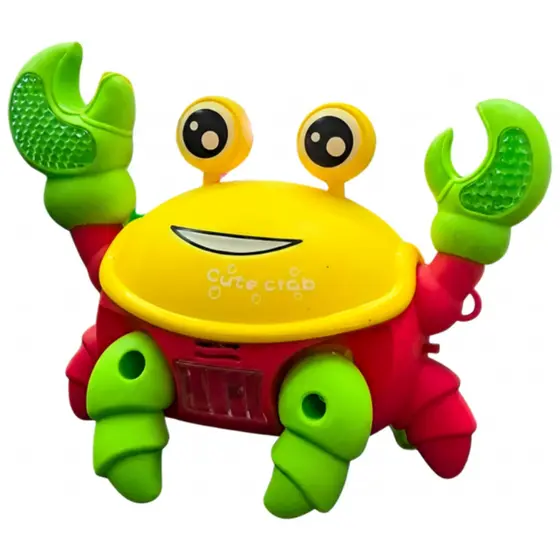 Brinquedo Caranguejo Fujão Musical Com Luzes Para Bebês Estimula Engatinhar